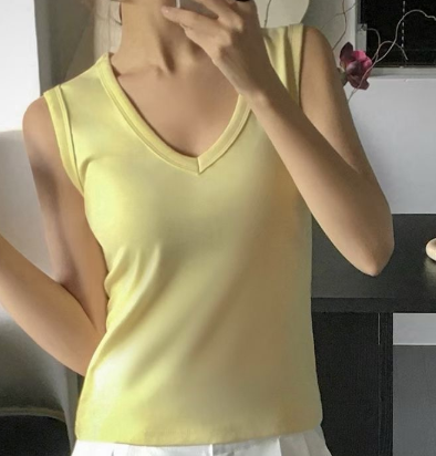 LUNE東大門直郵女裝新款休閑26春夏人氣時尚吊帶背心V領無袖LUNE吊帶/背心圖色1