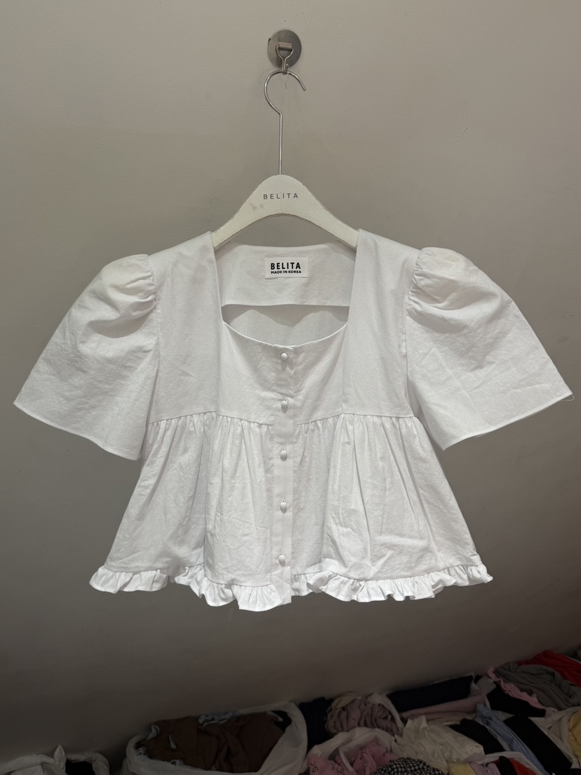 BELITA-L韓國直郵女士新品時尚休閑人氣推薦26夏季襯衫蕾絲衫BELITA-L襯衫/蕾絲衫