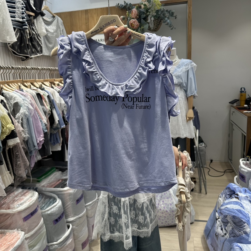 MARI CO韓國直郵實拍女士新品26夏季推薦時尚熱賣人氣T恤MARI COT恤圖色2