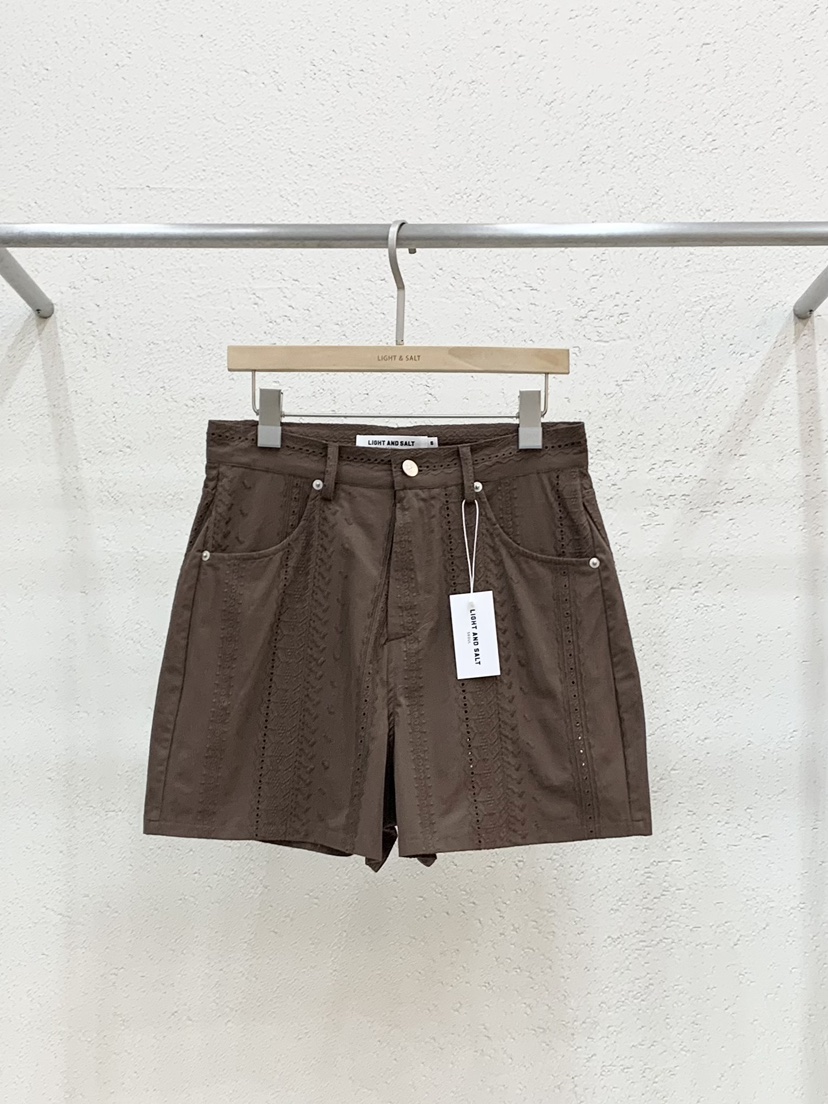 LIGHT AND SALT韓國代購女裝新品26夏季推薦短褲七分褲LIGHT AND SALT短褲