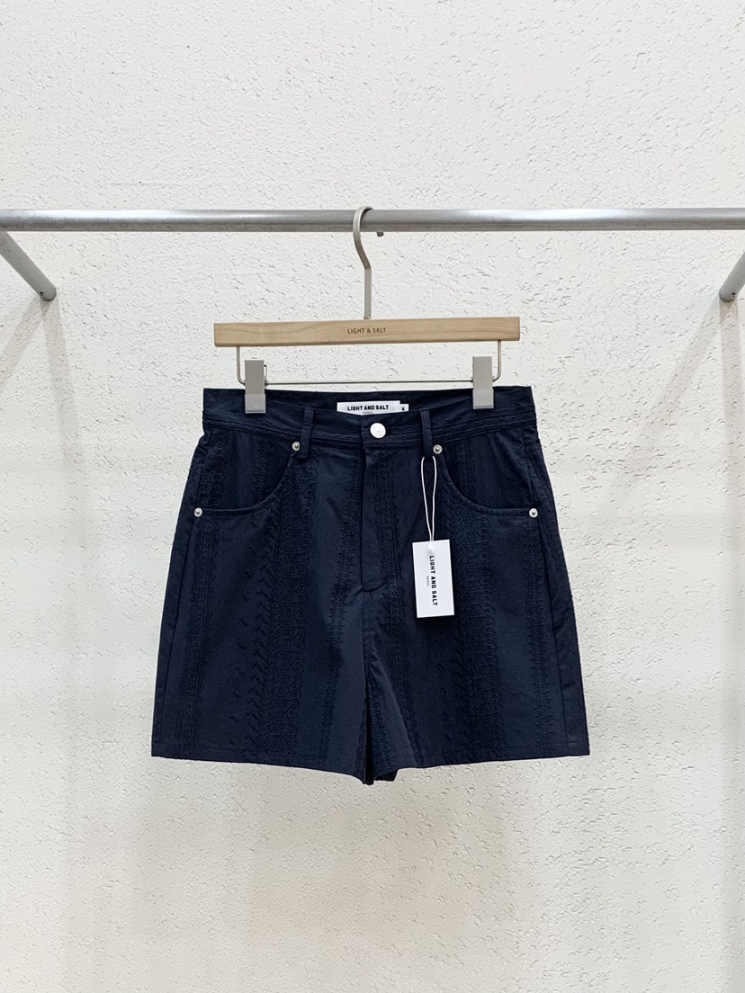 LIGHT AND SALT韓國代購女裝新品26夏季推薦短褲七分褲LIGHT AND SALT短褲圖色2
