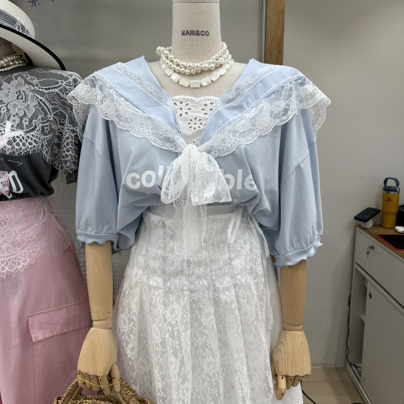 MARI CO東大門實拍韓國女士新品推薦26夏季人氣熱賣時尚T恤MARI COT恤