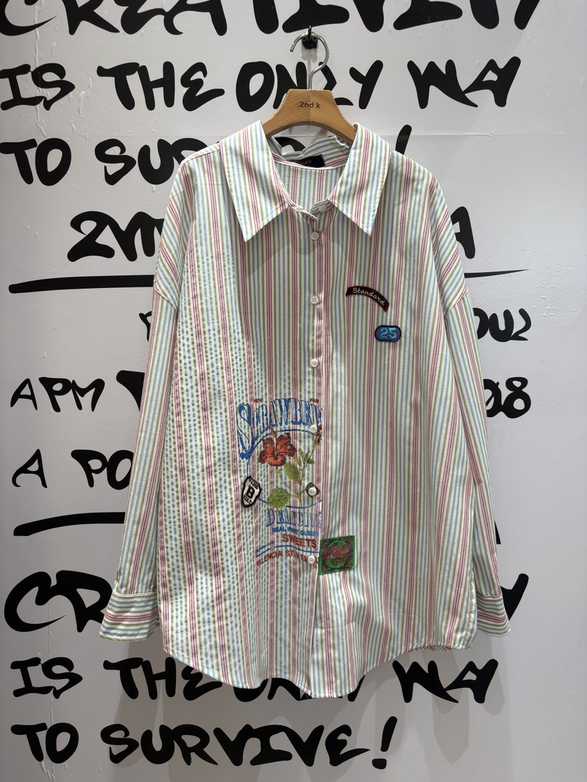 2ND K東大門代購女裝新品真品時尚26春夏熱賣襯衫蕾絲衫2ND K襯衫/蕾絲衫圖色2