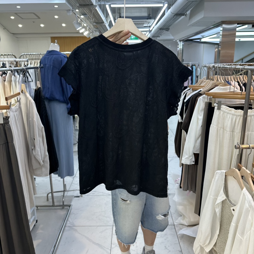 FLYFLY/LULULALLA/LIVE韓國東大門代購女裝新款26夏季襯衫蕾絲衫FLYFLY/LULULALLA/LIVE襯衫/蕾絲衫