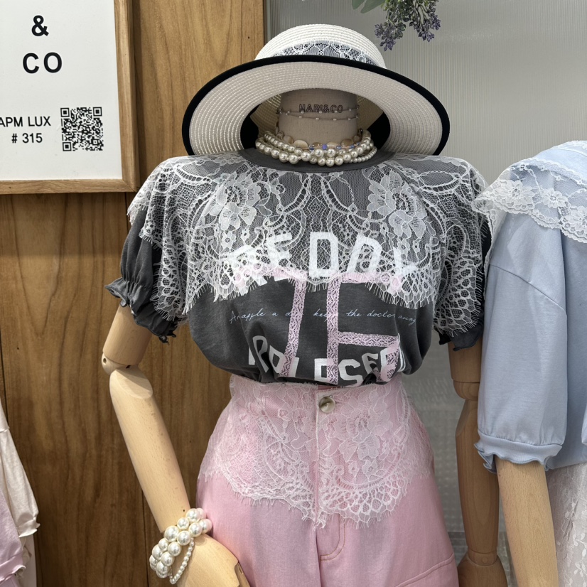 MARI CO韓國代購女裝新款休閑人氣推薦熱賣26夏季時尚T恤MARI COT恤圖色2