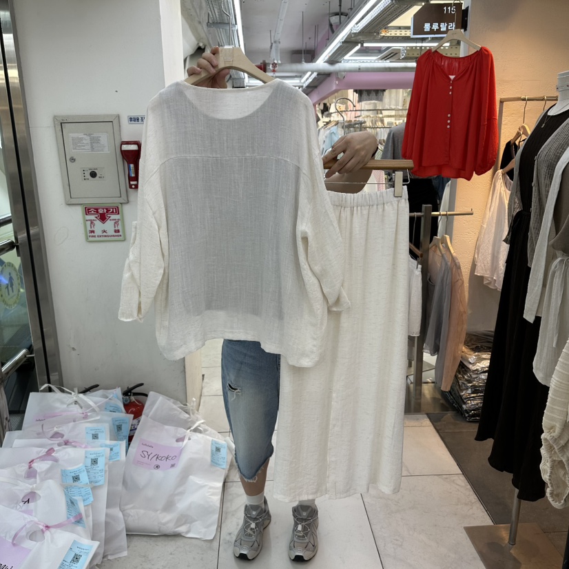 FLYFLY/LULULALLA/LIVE韓國直郵實拍女裝新款推薦套裝套裝無袖FLYFLY/LULULALLA/LIVE套裝