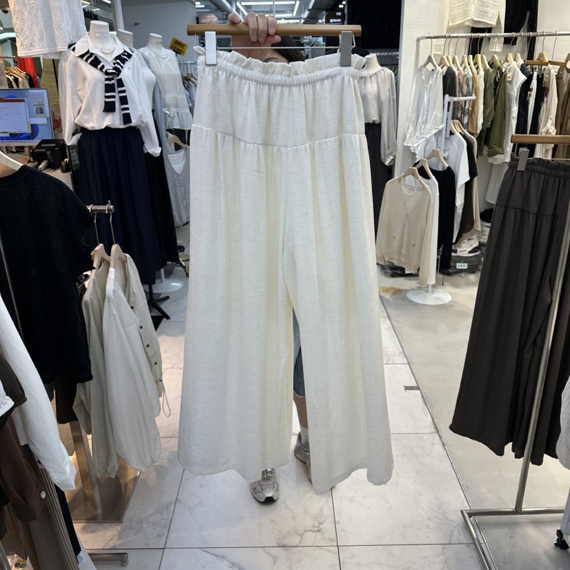 FLYFLY/LULULALLA/LIVE韓國直郵女裝新品熱賣休閑褲荷葉邊FLYFLY/LULULALLA/LIVE休閑褲