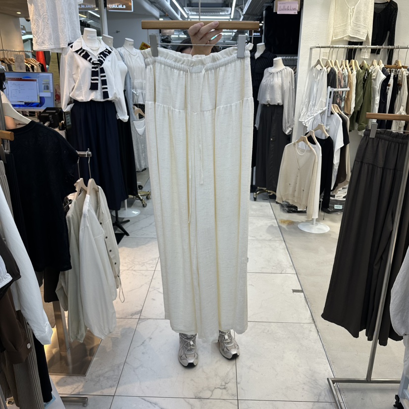 FLYFLY/LULULALLA/LIVE韓國直郵女裝新品熱賣休閑褲荷葉邊FLYFLY/LULULALLA/LIVE休閑褲