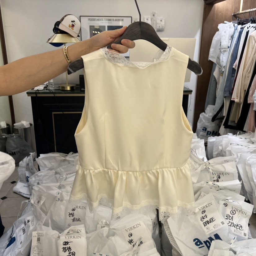 VIRKIN韓國直郵實拍女裝新款休閑熱賣推薦時尚26夏季吊帶背心VIRKIN吊帶/背心
