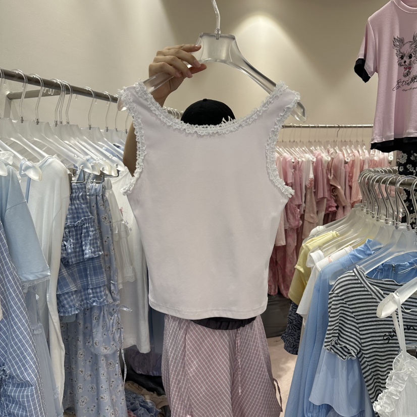 MIMME/LOOKK韓國東大門代購女士新品時尚26夏季吊帶背心MIMME/LOOKK吊帶/背心