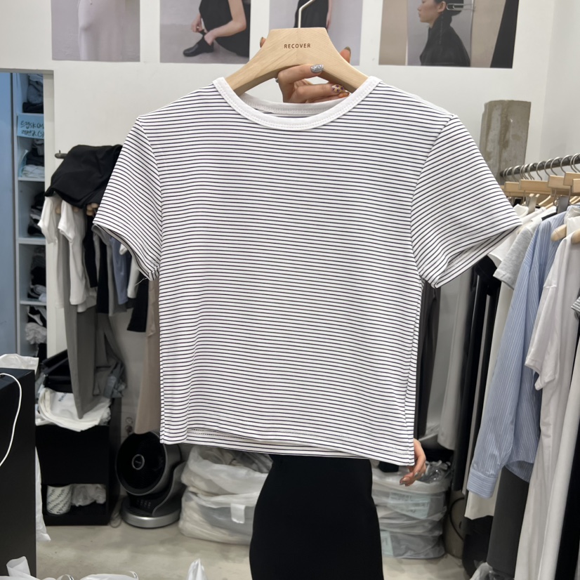 RECOVER東大門實拍韓國女士新品時尚人氣26夏季推薦休閑T恤RECOVER/MOMENTT恤圖色3