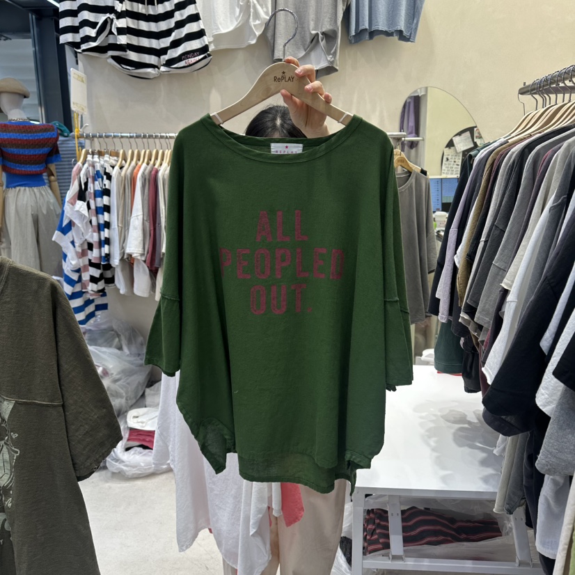 REPLAY韓國直郵實拍女士新款人氣推薦休閑時尚熱賣26夏季T恤REPLAYT恤圖色2