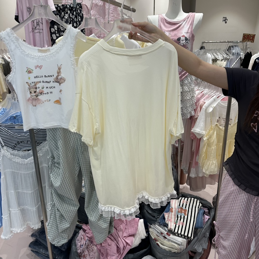MIMME/LOOKK東大門代購女裝新款推薦職業26春夏時尚休閑T恤MIMME/LOOKKT恤