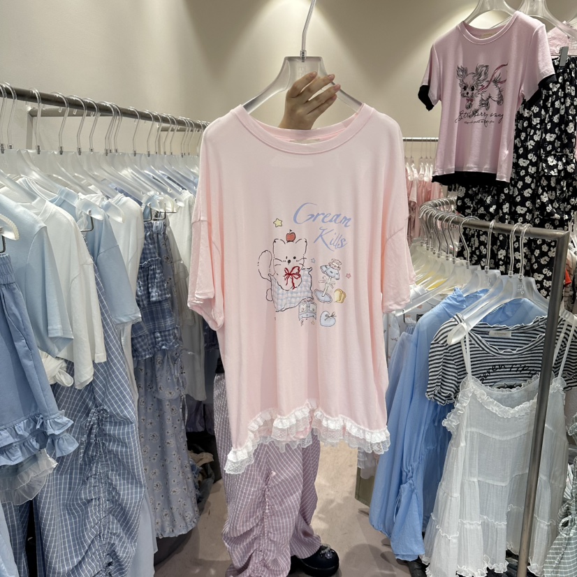 MIMME/LOOKK東大門代購女裝新款推薦職業26春夏時尚休閑T恤MIMME/LOOKKT恤圖色1