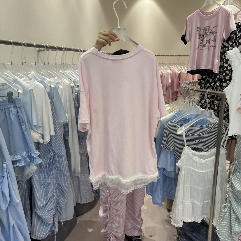 MIMME/LOOKK東大門直郵女士新品推薦職業休閑T恤不含披肩MIMME/LOOKKT恤
