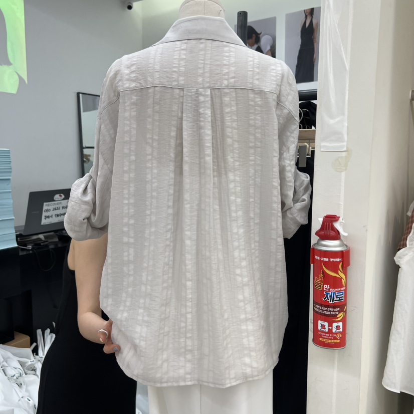 RECOVER韓國東大門代購女士新品休閑熱賣襯衫蕾絲衫不含內搭RECOVER/MOMENT襯衫/蕾絲衫