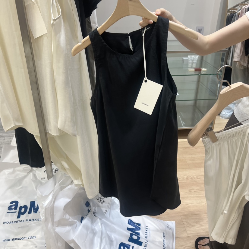 HAUS-A東大門直郵女士新品熱賣推薦休閑吊帶背心絲綢無袖HAUSWOMEN吊帶/背心圖色3
