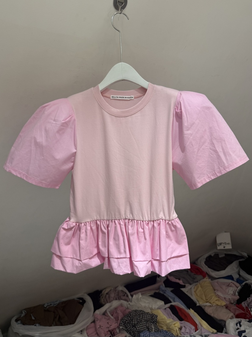 BELITA-L東大門代購女士新品推薦時尚職業襯衫蕾絲衫撞色BELITA-L襯衫/蕾絲衫圖色2