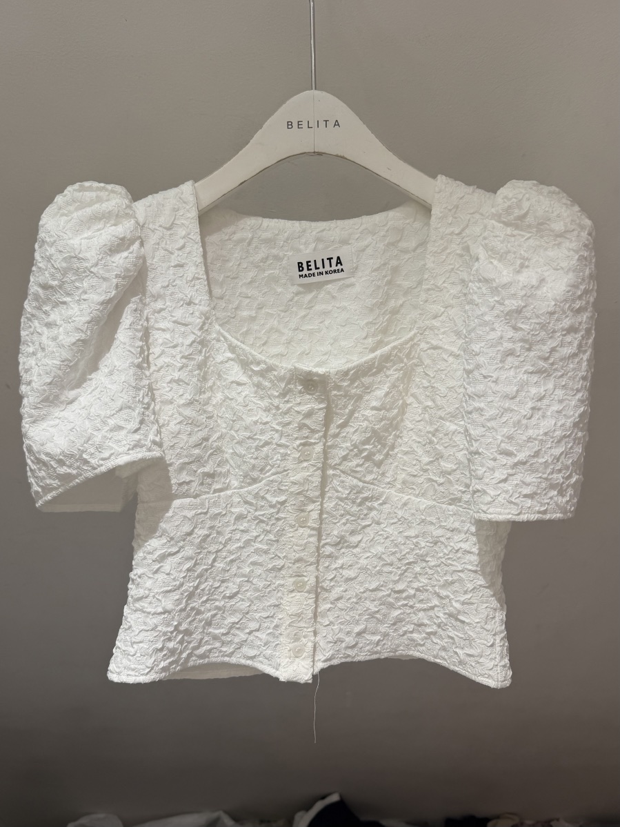 BELITA-L東大門實拍韓國女士新款26夏季熱賣推薦襯衫蕾絲衫BELITA-L襯衫/蕾絲衫圖色2
