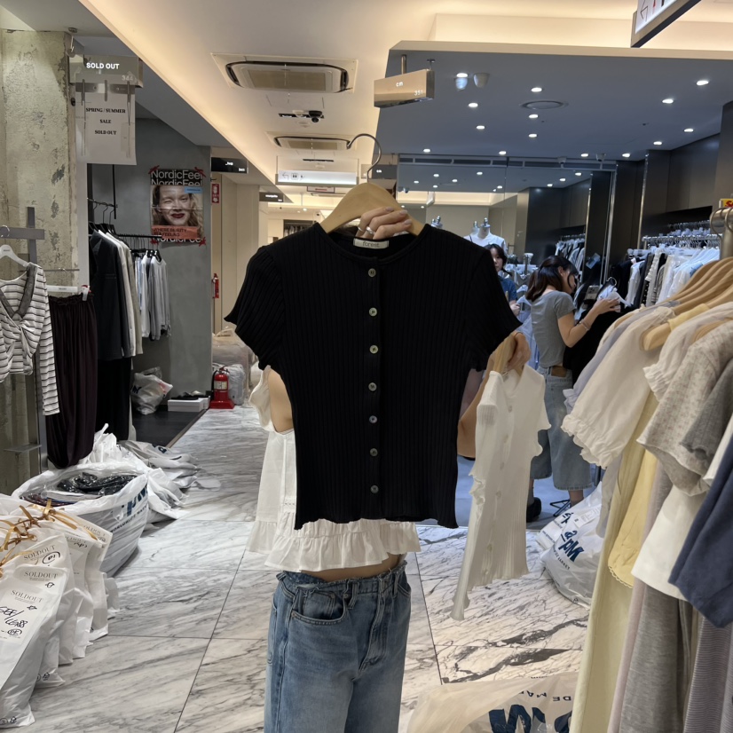 FOREST韓國直郵女裝新品休閑推薦人氣真品26春夏熱賣時尚T恤FORESTT恤圖色3