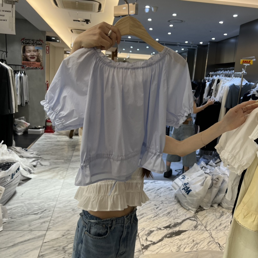 FOREST東大門直郵女裝新品休閑26春夏推薦人氣襯衫蕾絲衫FOREST襯衫/蕾絲衫