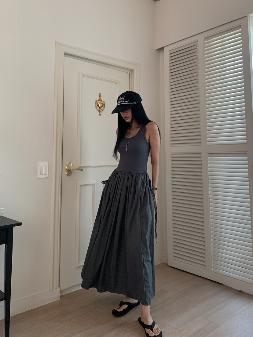 BADCALM東大門代購女士新品26春夏推薦時尚休閑職業連衣裙BADCALM連衣裙