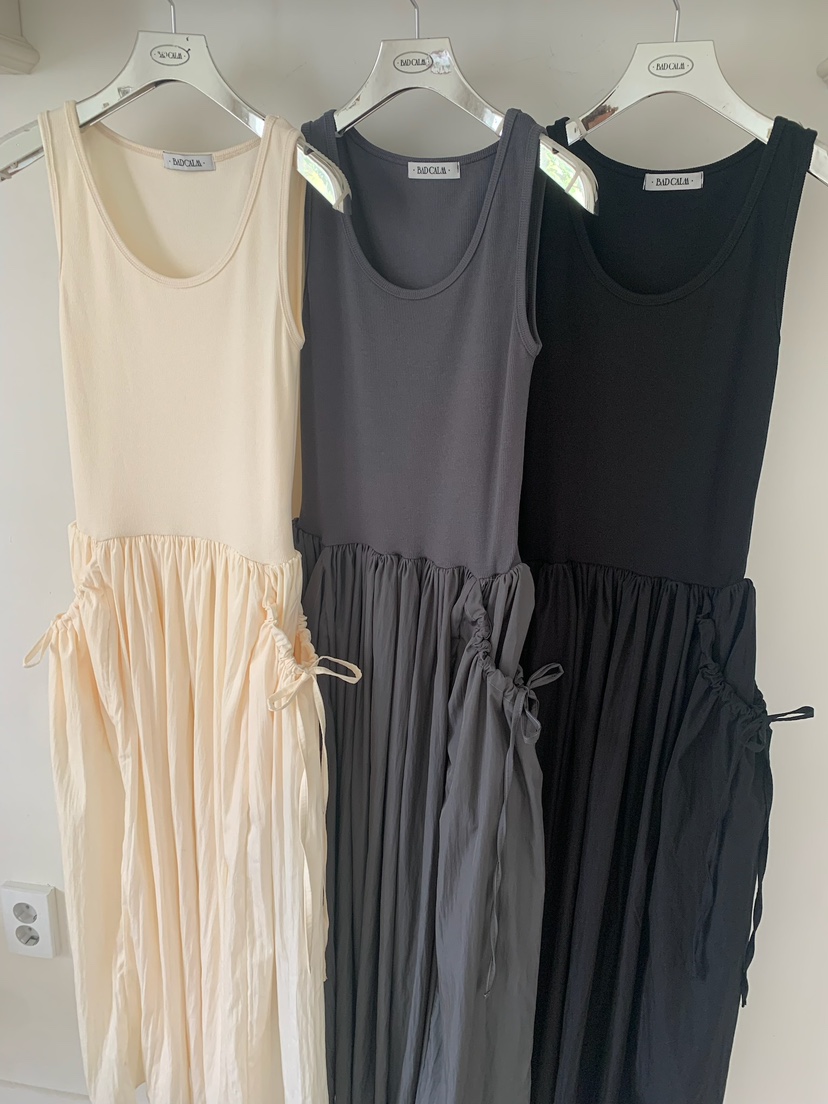 BADCALM東大門代購女士新品26春夏推薦時尚休閑職業連衣裙BADCALM連衣裙