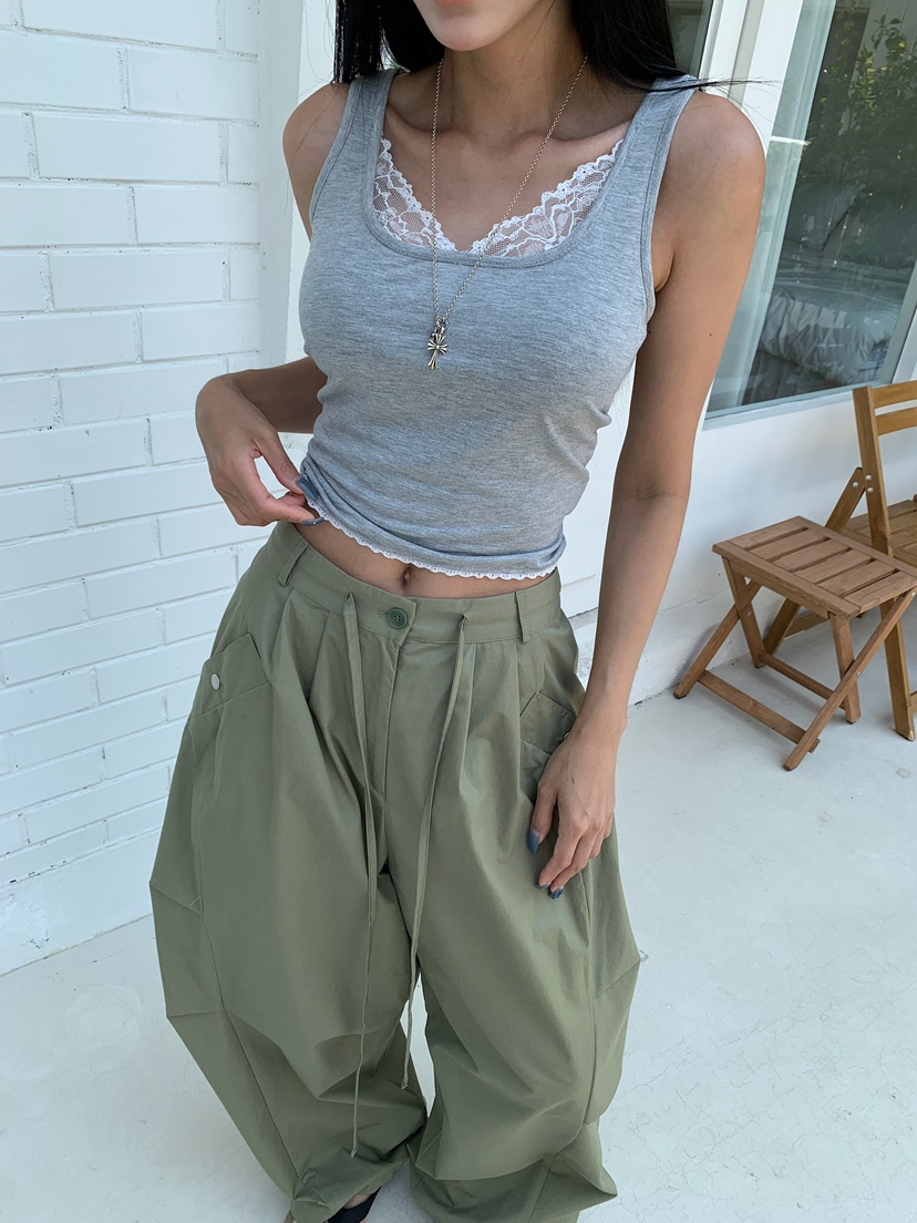 BADCALM東大門代購女裝新款推薦熱賣休閑吊帶背心柔軟無袖BADCALM吊帶/背心