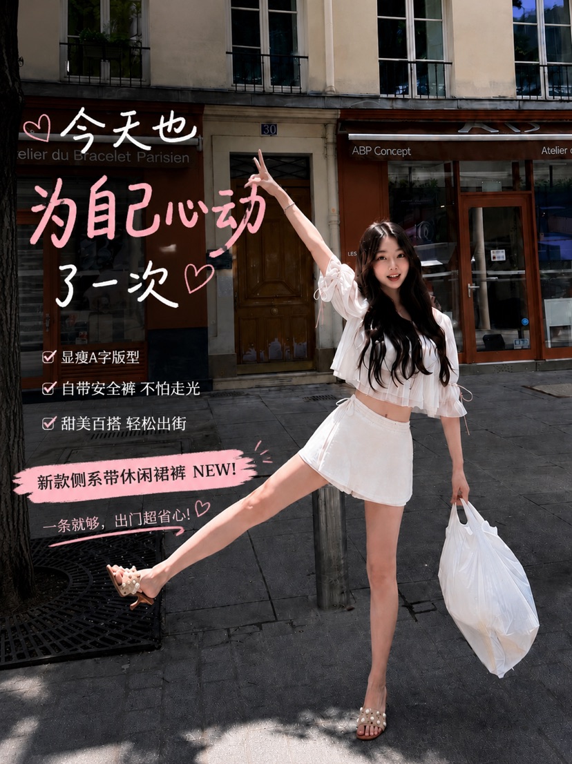 EIGHTGLOW東大門直郵女裝新品熱賣職業時尚真品26春夏裙褲EIGHTGLOW裙褲圖色1