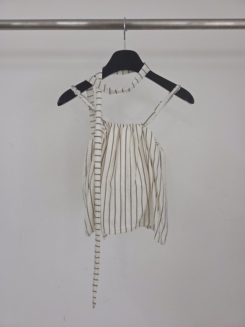 VERANDA韓國直郵實拍女裝新品推薦26夏季休閑吊帶背心含脖帶VERANDA吊帶/背心圖色1