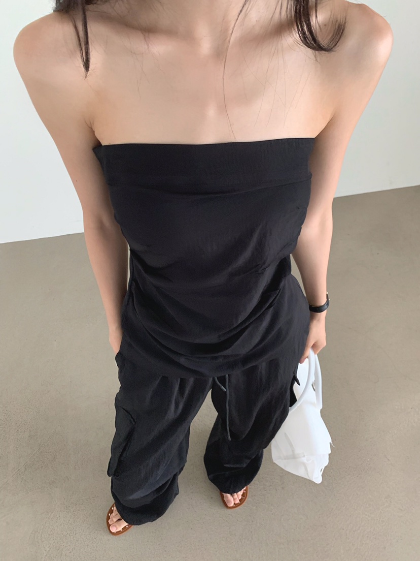 VERANDA韓國直郵女裝新品推薦時尚26夏季熱賣吊帶背心拉鏈VERANDA吊帶/背心