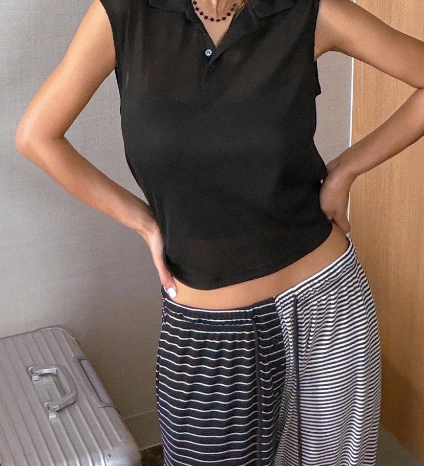 PARIS MATCH韓國直郵女裝新品休閑推薦人氣時尚吊帶背心PARIS MATCH吊帶/背心