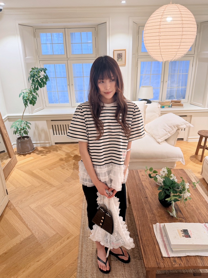 BOUTIQUE-L東大門實拍韓國女士新品熱賣時尚推薦人氣T恤BOUTIQUE-LT恤
