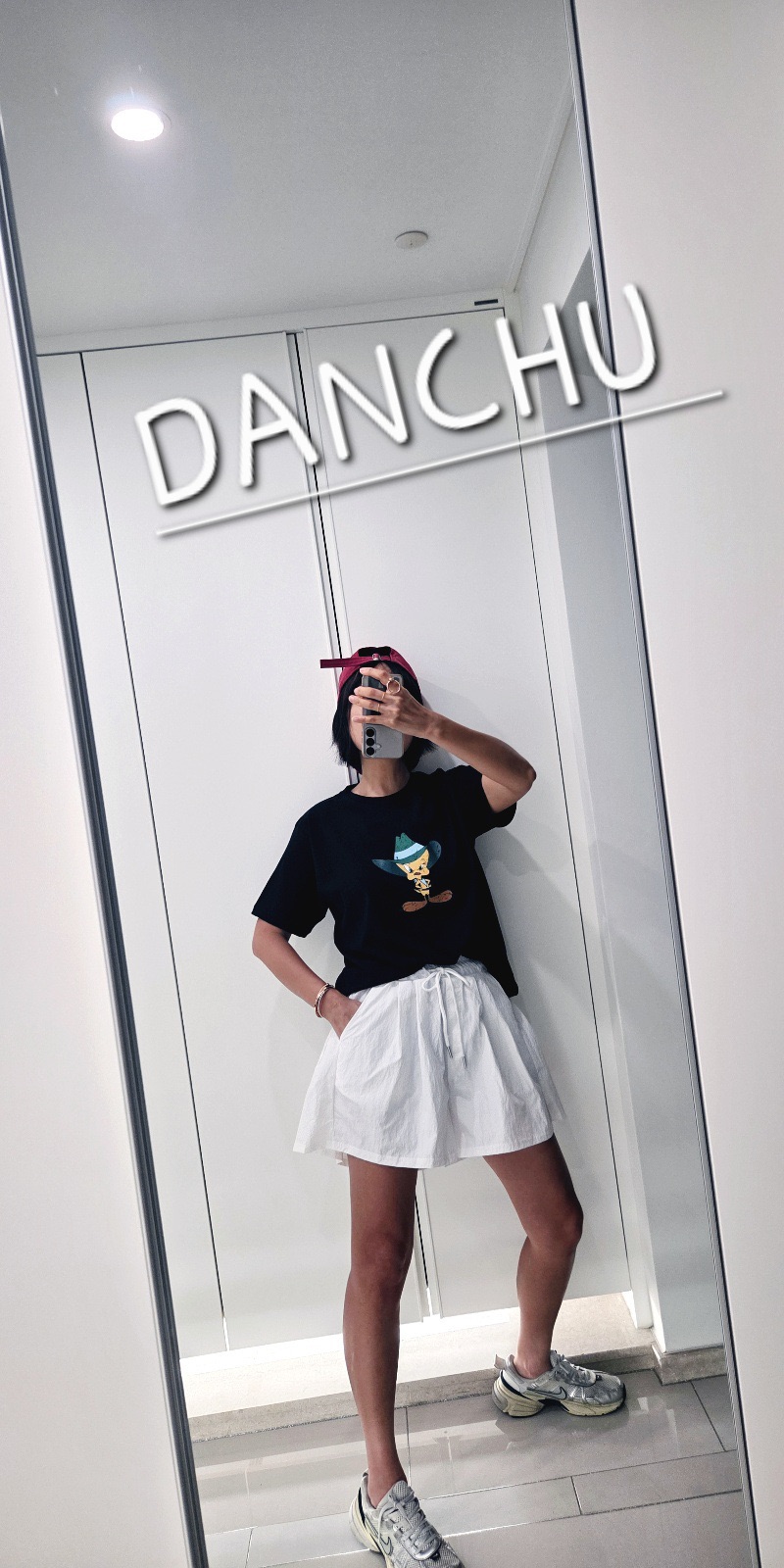 DANCHU韓國直郵實拍女士新品休閑熱賣推薦26夏季人氣T恤鴨DANCHUT恤