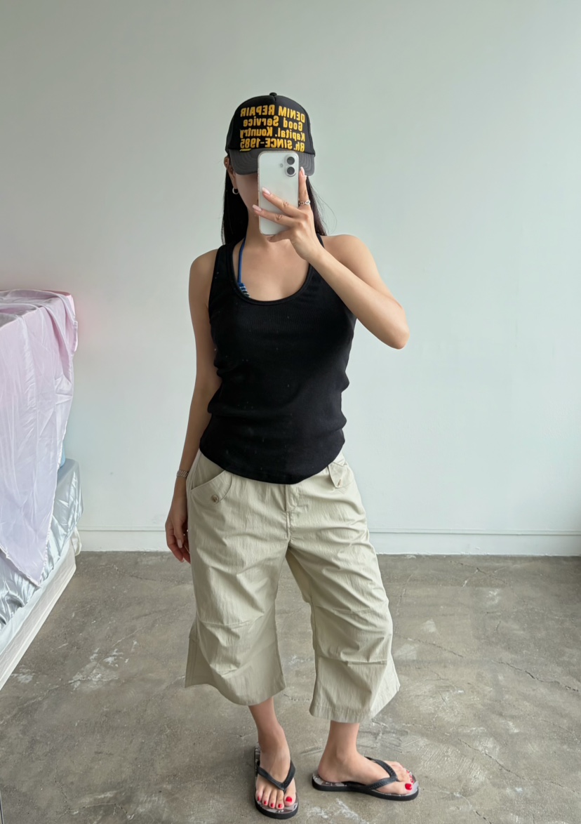 BYRING韓國代購女裝新品人氣26夏季熱賣休閑吊帶背心無袖BYRING吊帶/背心