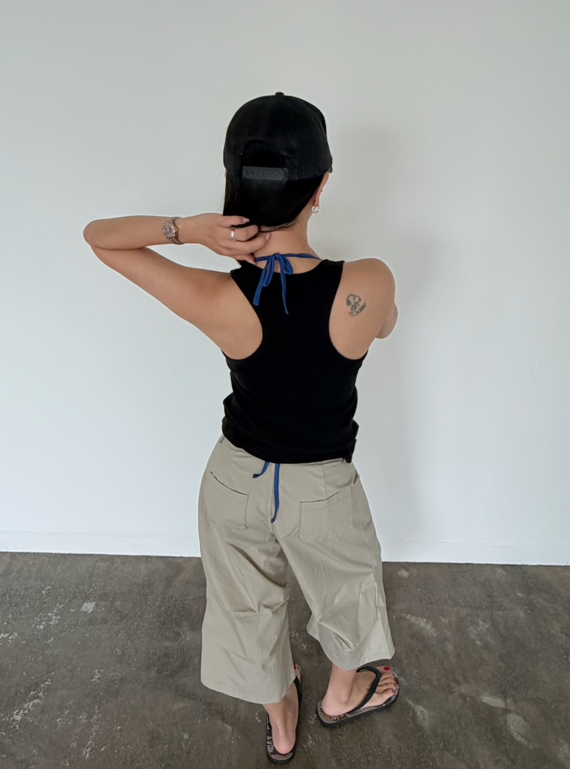 BYRING韓國代購女裝新品人氣26夏季熱賣休閑吊帶背心無袖BYRING吊帶/背心