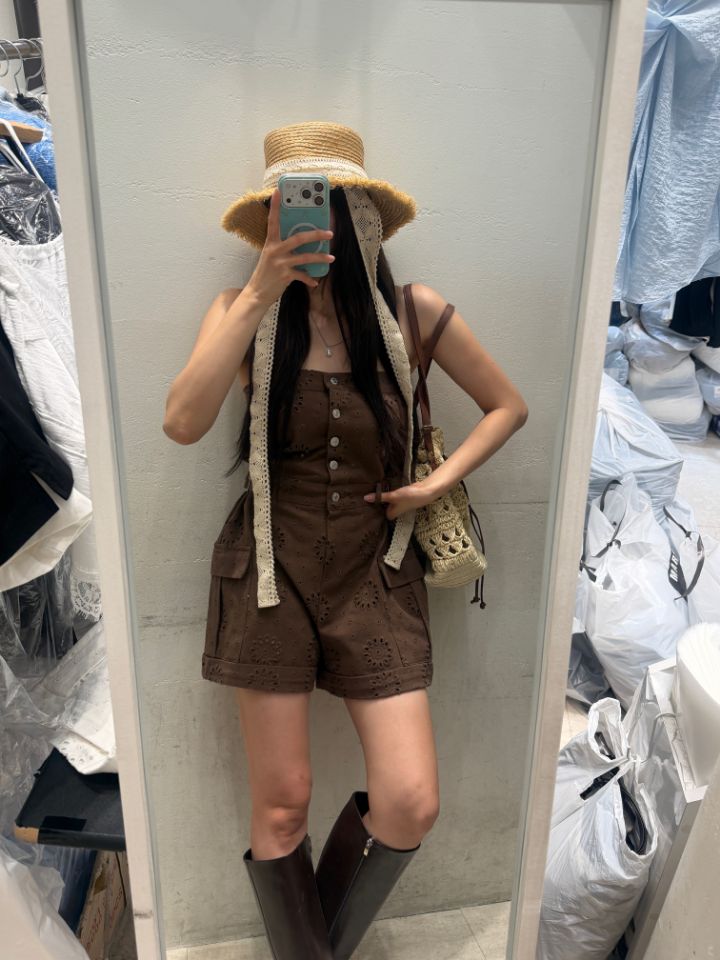 mars韓國直郵實拍女裝新款時尚熱賣人氣休閑推薦26夏季連體褲mars連體褲