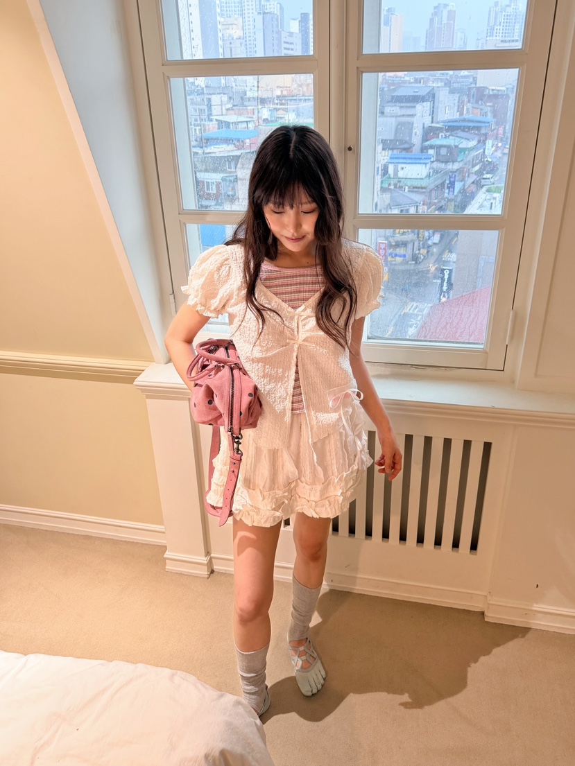 BOUTIQUE-L東大門實拍韓國女士新款休閑人氣推薦26夏季T恤BOUTIQUE-LT恤
