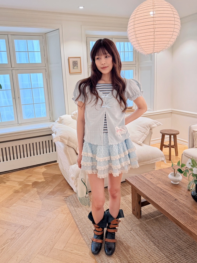 BOUTIQUE-L東大門實拍韓國女士新款休閑人氣推薦26夏季T恤BOUTIQUE-LT恤圖色1