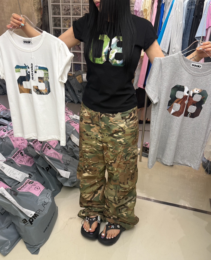 SEOLO韓國直郵女裝新品26夏季熱賣推薦人氣休閑時尚T恤Seolo seoulT恤