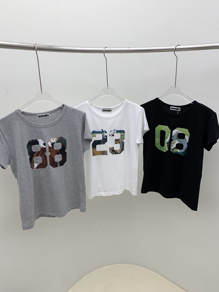 SEOLO韓國直郵女裝新品26夏季熱賣推薦人氣休閑時尚T恤Seolo seoulT恤