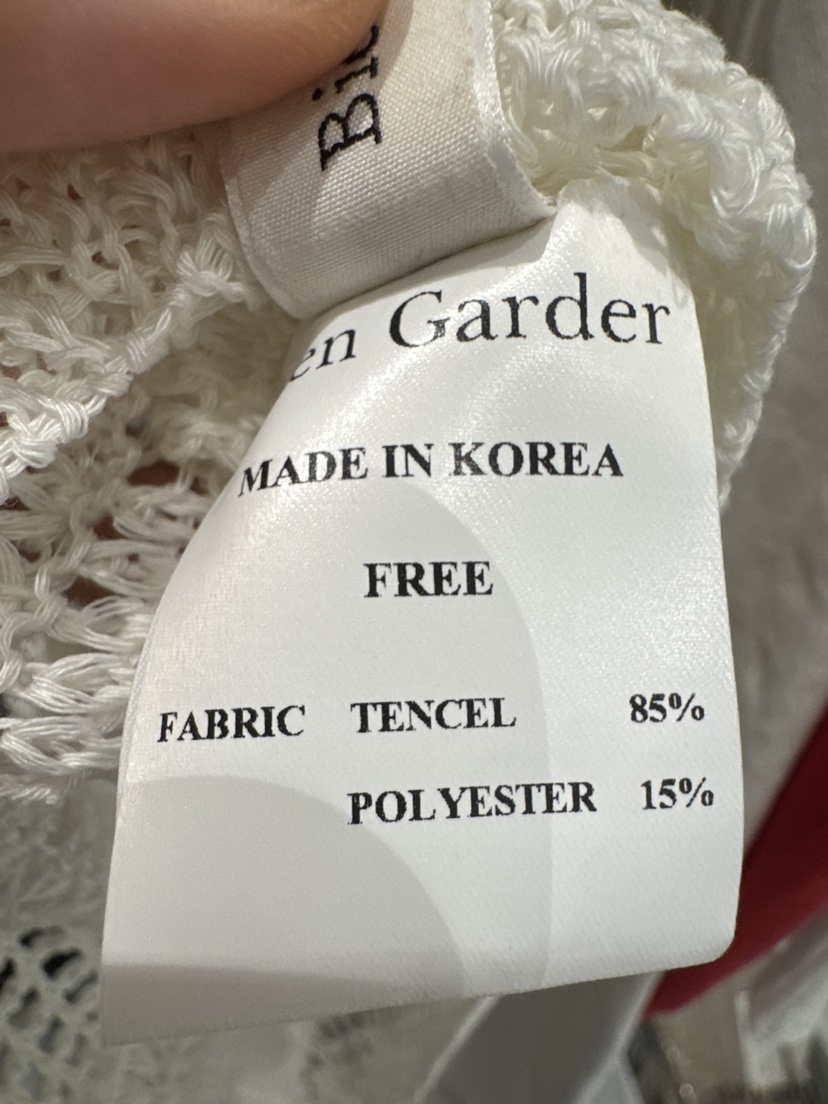 BIEN GARDER韓國直郵實拍女士新品人氣26夏季吊帶背心無袖BIEN GARDER吊帶/背心