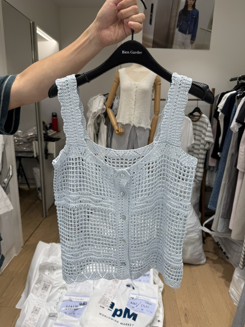 BIEN GARDER韓國直郵實拍女士新品人氣26夏季吊帶背心無袖BIEN GARDER吊帶/背心圖色1