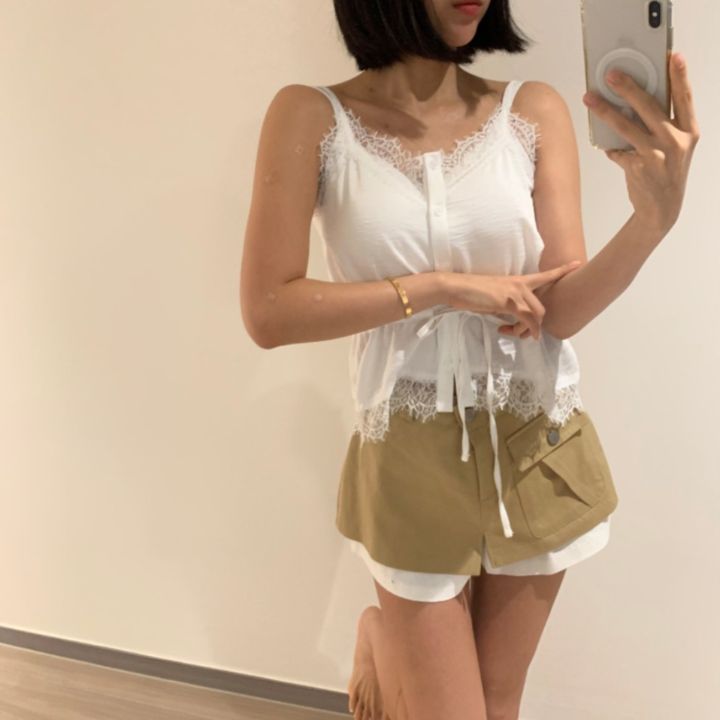 mars東大門實拍韓國女士新款熱賣休閑時尚推薦吊帶背心無袖mars吊帶/背心