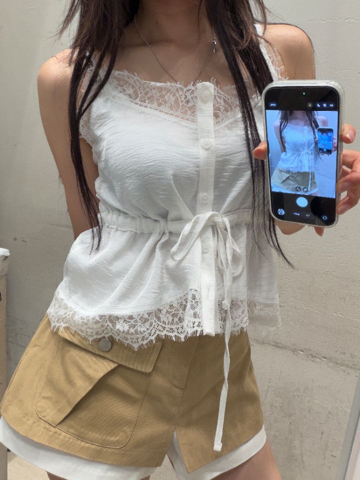mars東大門實拍韓國女士新款熱賣休閑時尚推薦吊帶背心無袖mars吊帶/背心