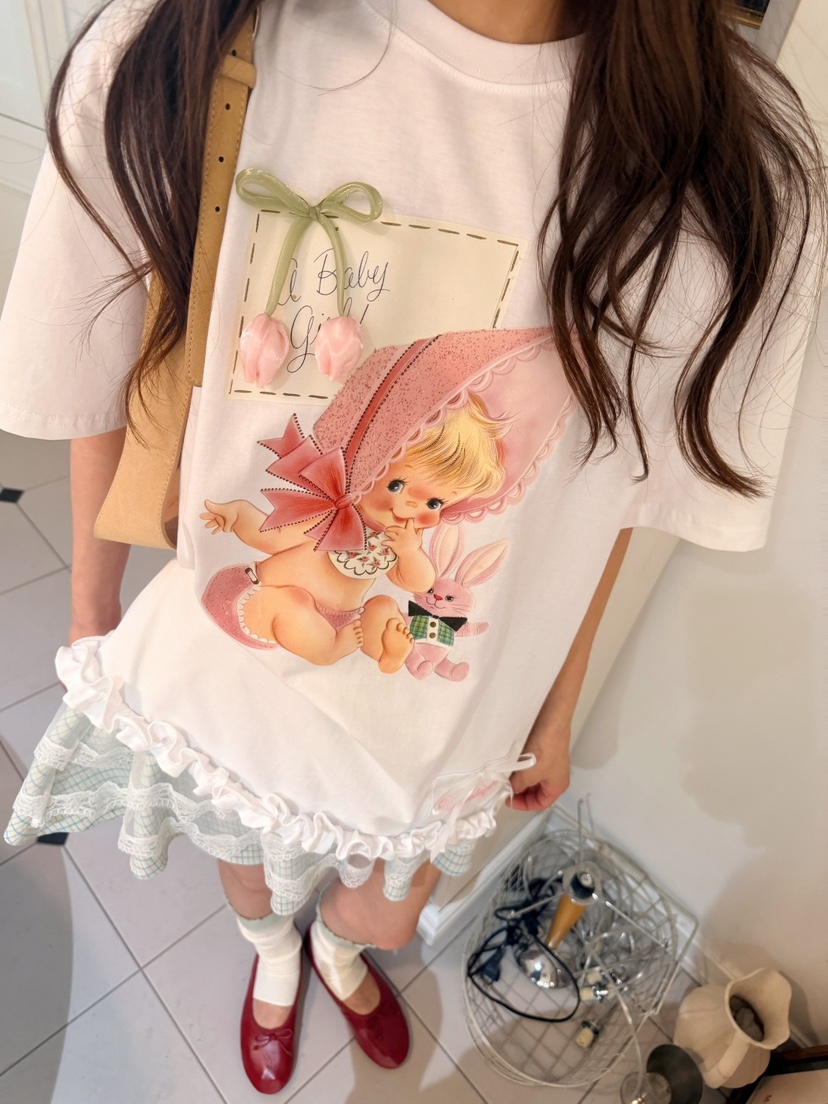 BOUTIQUE-L韓國東大門代購女裝新品時尚人氣熱賣26夏季T恤BOUTIQUE-LT恤
