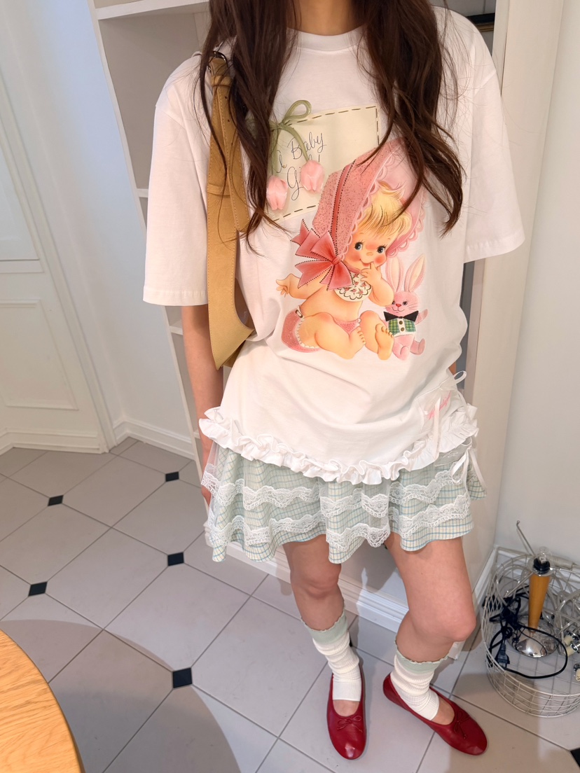 BOUTIQUE-L韓國東大門代購女裝新品時尚人氣熱賣26夏季T恤BOUTIQUE-LT恤
