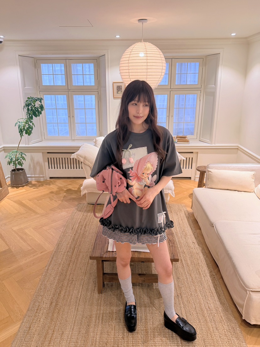 BOUTIQUE-L韓國東大門代購女裝新品時尚人氣熱賣26夏季T恤BOUTIQUE-LT恤