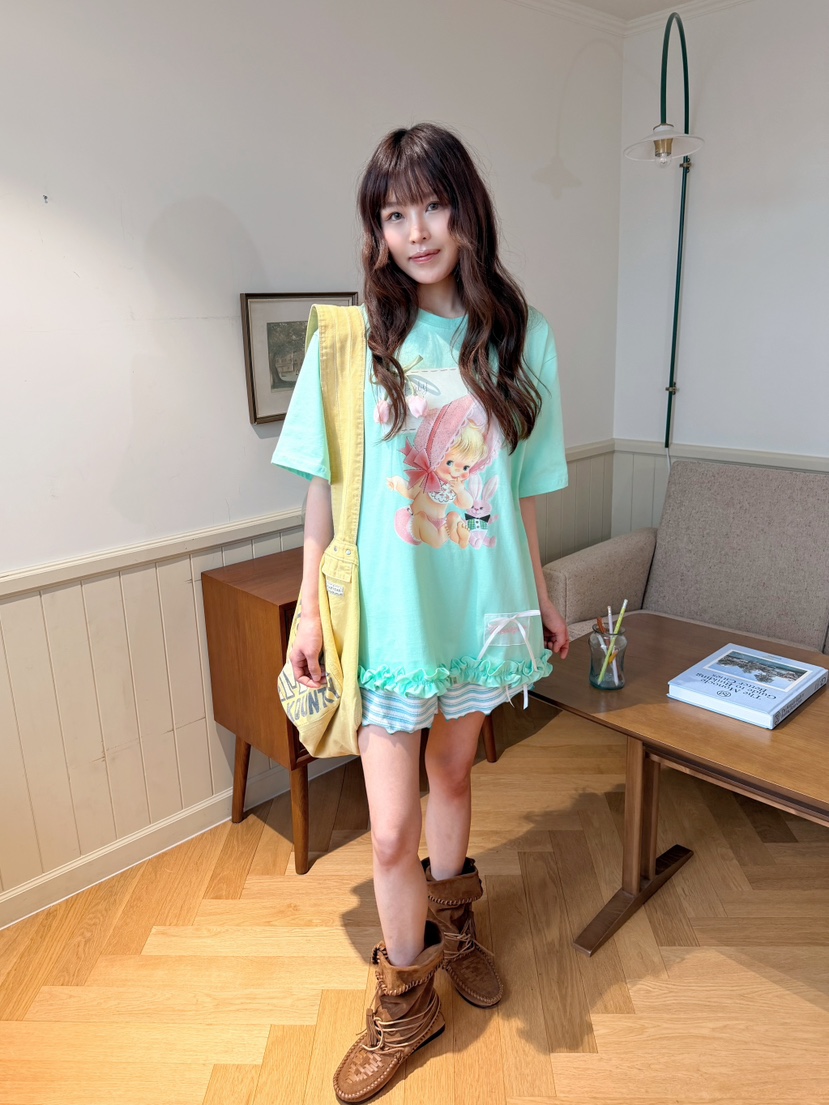 BOUTIQUE-L韓國東大門代購女裝新品時尚人氣熱賣26夏季T恤BOUTIQUE-LT恤