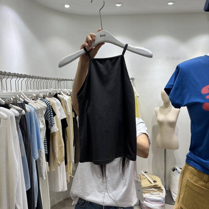 INNI韓國東大門代購女裝新品26夏季時尚人氣推薦吊帶背心inni吊帶/背心圖色3